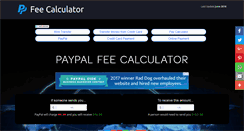 Desktop Screenshot of feecalculator.net